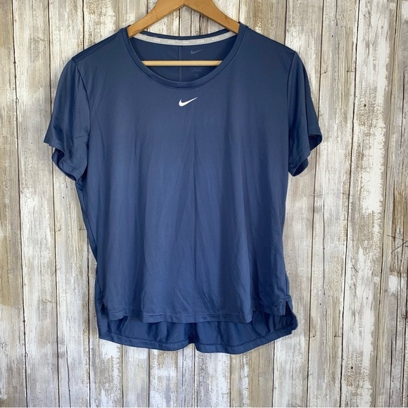 Nike Tops - Nike Blue High Low Tee